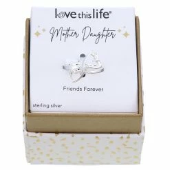 Promo ✔️ Love This Life® "Mother Daughter" Sterling Silver Ring 😀 -Valentine's Day Jewelry shop unnamed file 10