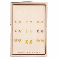 Cheap π LC Lauren Conrad 9-Pack Valentine's Day Heart Stud Earrings π