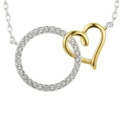 New 👏 Brilliance Crystal Heart & Circle Pendant Necklace 💯 -Valentine's Day Jewelry shop unnamed file 1046
