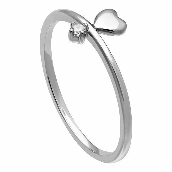 Cheapest โ๏ธ PRIMROSE Sterling Silver Heart & Cubic Zirconia Accent Ring ๐ 4 Cheapest โ๏ธ PRIMROSE Sterling Silver Heart & Cubic Zirconia Accent Ring ๐ - Image 2