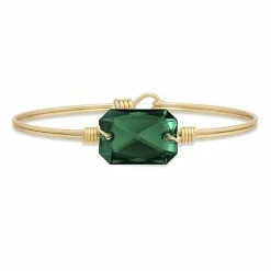 Best Pirce 🔔 Luca & Danni Luca + Danni Dylan Bangle Bracelet In Green Brass Tone 😉 -Valentine's Day Jewelry shop unnamed file 1059
