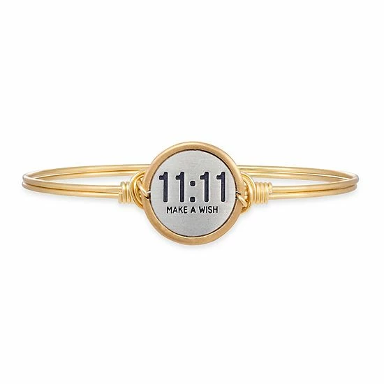 Top 10 🔥 Luca & Danni Luca + Danni "11:11 Make A Wish" Bangle Bracelet Brass Tone 🌟 3 Top 10 🔥 Luca & Danni Luca + Danni "11:11 Make A Wish" Bangle Bracelet Brass Tone 🌟