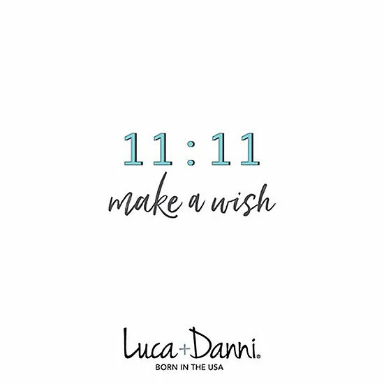 Top 10 🔥 Luca & Danni Luca + Danni "11:11 Make A Wish" Bangle Bracelet Brass Tone 🌟 4 Top 10 🔥 Luca & Danni Luca + Danni "11:11 Make A Wish" Bangle Bracelet Brass Tone 🌟 - Image 2