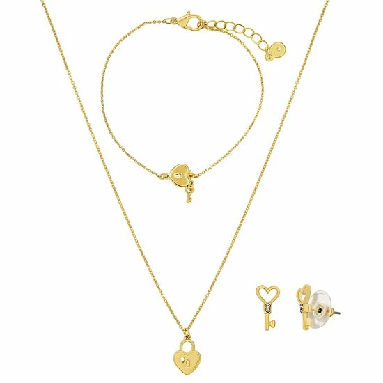 Best deal ๐ฅ LC Lauren Conrad Heart Locket Necklace, Earring, & Bracelet Set ๐งจ 4 Best deal ๐ฅ LC Lauren Conrad Heart Locket Necklace, Earring, & Bracelet Set ๐งจ - Image 2
