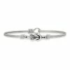 Discount ✔️ Luca & Danni Luca + Danni Love Knot Bangle Bracelet Silver Tone 🔔 -Valentine's Day Jewelry shop unnamed file 1089