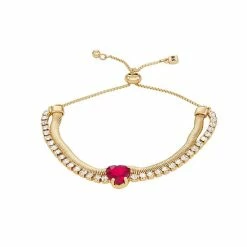 Best Sale 🌟 Nine West Gold Tone Heart Slider Bracelet 👏