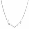 Deals ⭐ Nine West Silver Tone Pave Heart Necklace 😀 -Valentine's Day Jewelry shop unnamed file 1095