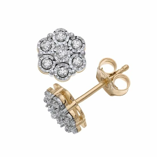 Best deal 🔔 Unbranded 1/10 Carat T.W Diamond Earrings Yellow ❤️ 7 Best deal 🔔 Unbranded 1/10 Carat T.W Diamond Earrings Yellow ❤️ - Image 5