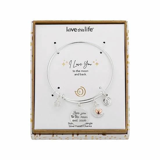 Best reviews of 😍 Love This Life® "Love You To The Moon And Back" Enamel Heart Bangle Bracelet ✔️ 5 Best reviews of 😍 Love This Life® "Love You To The Moon And Back" Enamel Heart Bangle Bracelet ✔️ - Image 3