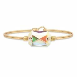 Hot Sale 😉 Luca & Danni Luca + Danni Dylan Bangle Bracelet In Aurora Borealis Brass Tone 😉