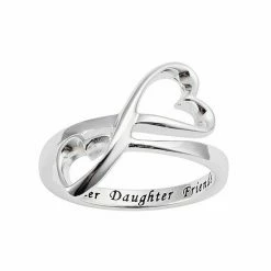Promo ✔️ Love This Life® "Mother Daughter" Sterling Silver Ring 😀 -Valentine's Day Jewelry shop unnamed file 12