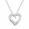Best reviews of 🛒 Diamond Petites 10k White Gold 1/10-ct. T.W. Diamond Heart Pendant ⭐ -Valentine's Day Jewelry shop unnamed file 1233