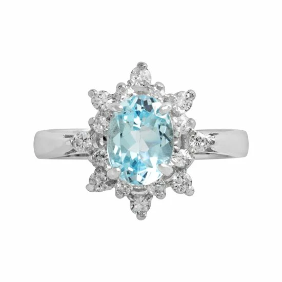 Discount โญ Traditions Jewelry Company Sterling Silver Blue Topaz & Cubic Zirconia Floral Ring ๐ 3 Discount โญ Traditions Jewelry Company Sterling Silver Blue Topaz & Cubic Zirconia Floral Ring ๐