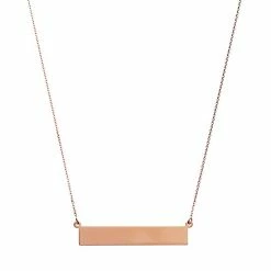 Cheap 🌟 14k Gold 35 Mm Bar Necklace Rose 🎉 -Valentine's Day Jewelry shop unnamed file 1282