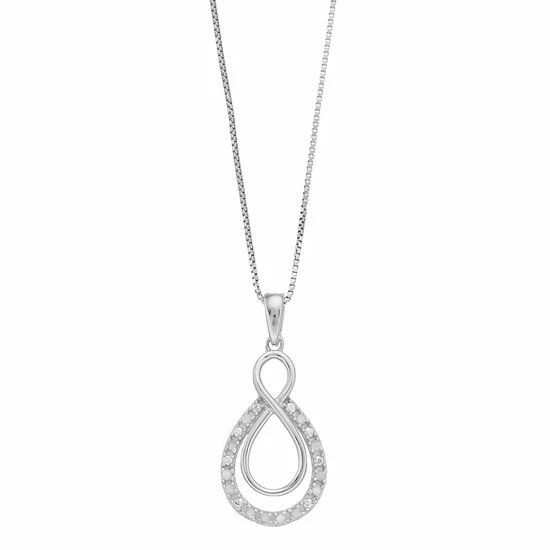 Best reviews of 🎁 Delicate Diamonds Sterling Silver 1/10 Carat T.W. Diamond Infinity Pendant Necklace 😀 3 Best reviews of 🎁 Delicate Diamonds Sterling Silver 1/10 Carat T.W. Diamond Infinity Pendant Necklace 😀