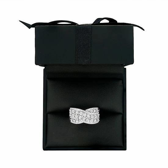 Best Sale 👏 Unbranded Sterling Silver 1/2 Carat T.W. Diamond Twist Ring ⌛ 6 Best Sale 👏 Unbranded Sterling Silver 1/2 Carat T.W. Diamond Twist Ring ⌛ - Image 4