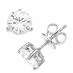 Wholesale 👍 RADIANT GEM Lab-Created White Sapphire Birthstone Stud Earrings ⌛