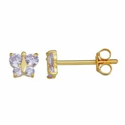 Top 10 🌟 Charming Girl 14k Gold Over Silver Cubic Zirconia Birthstone Butterfly Earrings April 🤩 -Valentine's Day Jewelry shop unnamed file 1352