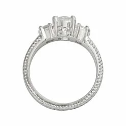 Brand new 🔥 Traditions Jewelry Company Sterling Silver Cubic Zirconia Ring ✔️ -Valentine's Day Jewelry shop unnamed file 1370