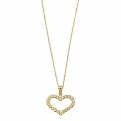Outlet 🌟 Kristen Kesho 10k Gold Heart Pendant Necklace 💯