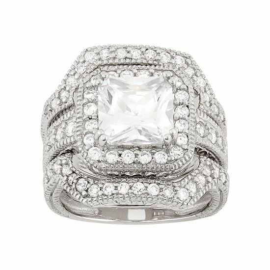 Cheapest ๐ฏ Designs By Gioelli Cubic Zirconia Halo Engagement Ring Set In Sterling Silver ๐ 3 Cheapest ๐ฏ Designs By Gioelli Cubic Zirconia Halo Engagement Ring Set In Sterling Silver ๐