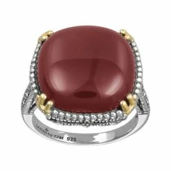 Best reviews of ⭐ Lavish By TJM 14k Gold Over Silver & Sterling Silver Agate Ring Red Agate 🎉 -Valentine's Day Jewelry shop unnamed file 1445