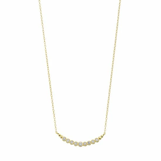 Coupon ๐งจ Unbranded 14k Gold Over Silver Cubic Zirconia Necklace Gold Tone ๐ 4 Coupon ๐งจ Unbranded 14k Gold Over Silver Cubic Zirconia Necklace Gold Tone ๐ - Image 2