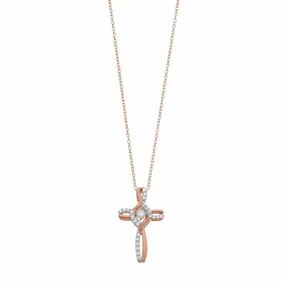 Budget ๐ Unbranded 1/4 Carat T.W. Diamond Cross Pendant Necklace Gold Tone ๐ฅฐ 3 Budget ๐ Unbranded 1/4 Carat T.W. Diamond Cross Pendant Necklace Gold Tone ๐ฅฐ