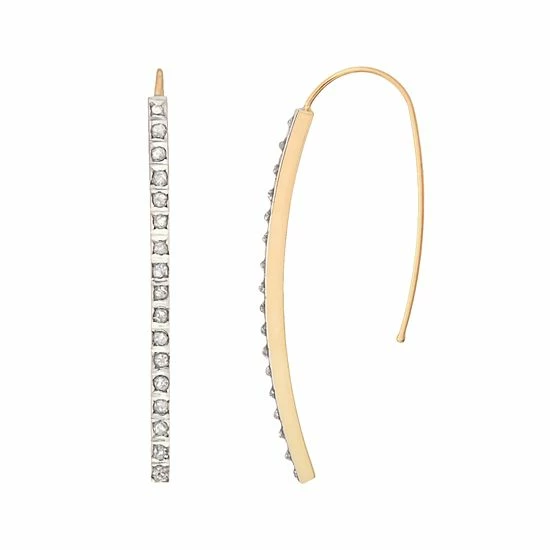 Flash Sale ๐ Diamond Fascination 14k Gold Diamond Accent Stick Drop Earrings 14k Yellow Gold โ๏ธ 3 Flash Sale ๐ Diamond Fascination 14k Gold Diamond Accent Stick Drop Earrings 14k Yellow Gold โ๏ธ