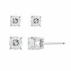 New 🛒 DiamonLuxe Sterling Silver 1 1/2-ct. T.W. Cubic Zirconia Stud Earring Set 💯 -Valentine's Day Jewelry shop unnamed file 1485