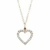 Flash Sale 🎉 Unbranded Cubic Zirconia 10k Gold Heart Pendant Necklace ⭐ -Valentine's Day Jewelry shop unnamed file 1494