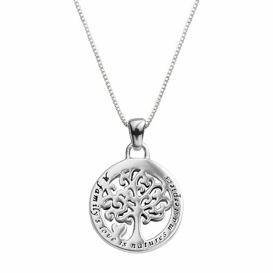 Coupon 👍 Timeless Sterling Silver Family Tree Pendant 🥰 3 Coupon 👍 Timeless Sterling Silver Family Tree Pendant 🥰