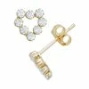 Hot Sale ✔️ Taylor Grace 10k Gold Cubic Zirconia Heart Stud Earrings ⭐