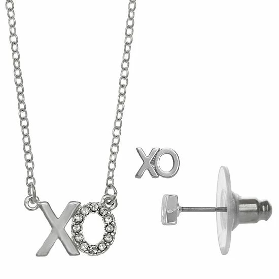 Hot Sale ๐ FAO Schwarz "XO" Pendant & Stud Earring Set Gold Tone Crystal ๐ฏ 6 Hot Sale ๐ FAO Schwarz "XO" Pendant & Stud Earring Set Gold Tone Crystal ๐ฏ - Image 4