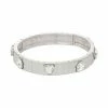 Brand new ๐ Nine West Silver Tone Simulated Crystal Heart Stretch Bracelet โ 2 Brand new ๐ Nine West Silver Tone Simulated Crystal Heart Stretch Bracelet โ -Valentine's Day Jewelry shop unnamed file 1546