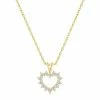 Top 10 ✨ Alyson Layne 14k Gold 1/4 Carat T.W. Diamond Petite Open Heart Pendant Necklace 🧨 -Valentine's Day Jewelry shop unnamed file 1557