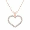 Cheap ✨ Alyson Layne 14k Gold 1 1/10 Carat T.W. Diamond Heart Pendant Necklace ❤️ -Valentine's Day Jewelry shop unnamed file 1563