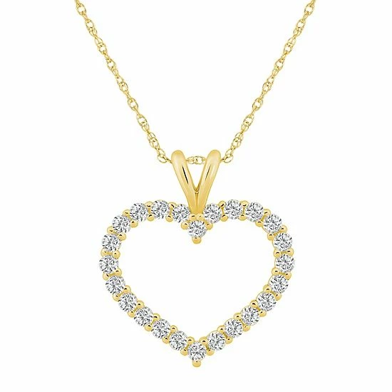 Cheap ✨ Alyson Layne 14k Gold 1 1/10 Carat T.W. Diamond Heart Pendant Necklace ❤️ 8 Cheap ✨ Alyson Layne 14k Gold 1 1/10 Carat T.W. Diamond Heart Pendant Necklace ❤️ - Image 6