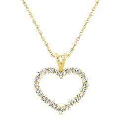Promo 🛒 Alyson Layne 14k Gold 3/4 Carat T.W. Diamond Heart Pendant Necklace 🤩 -Valentine's Day Jewelry shop unnamed file 1572