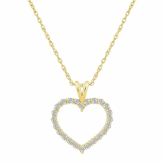 Best reviews of 🤩 Alyson Layne 14k Gold 1/2 Carat T.W. Diamond Heart Pendant Necklace ✨ 6 Best reviews of 🤩 Alyson Layne 14k Gold 1/2 Carat T.W. Diamond Heart Pendant Necklace ✨ - Image 4