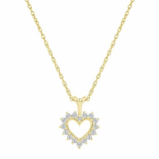 Best reviews of โค๏ธ Alyson Layne 14k Gold 1/4 Carat T.W. Diamond Open Heart Pendant Necklace ๐ 7 Best reviews of โค๏ธ Alyson Layne 14k Gold 1/4 Carat T.W. Diamond Open Heart Pendant Necklace ๐ - Image 5