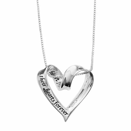 Promo 🥰 Timeless Sterling Silver Heart 👩 Mother Pendant 👏 4 Promo 🥰 Timeless Sterling Silver Heart 👩 Mother Pendant 👏 - Image 2