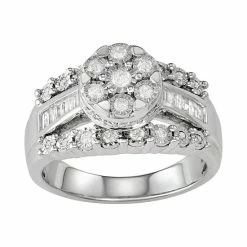 Top 10 π₯ Unbranded Sterling Silver 1/2 Carat T.W. Diamond Ring π―