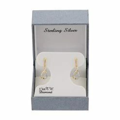Hot Sale 🔥 Diamond Brilliance Sterling Silver 1/10 Carat T.W. Diamond Drop Earrings 🤩 -Valentine's Day Jewelry shop unnamed file 1654
