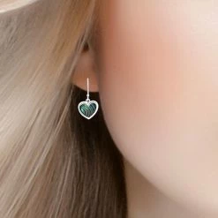 Wholesale ⭐ Aleure Precioso Silver Plated Abalone Heart Drop Earrings 💯 -Valentine's Day Jewelry shop unnamed file 1683