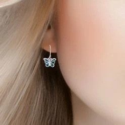 Wholesale 😍 Aleure Precioso Silver Plated Abalone Butterfly Drop Earrings ⭐ -Valentine's Day Jewelry shop unnamed file 1705