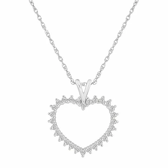 Deals โ Alyson Layne 10k Gold 1/2 Carat T.W. Diamond Heart Pendant Necklace ๐ 3 Deals โ Alyson Layne 10k Gold 1/2 Carat T.W. Diamond Heart Pendant Necklace ๐