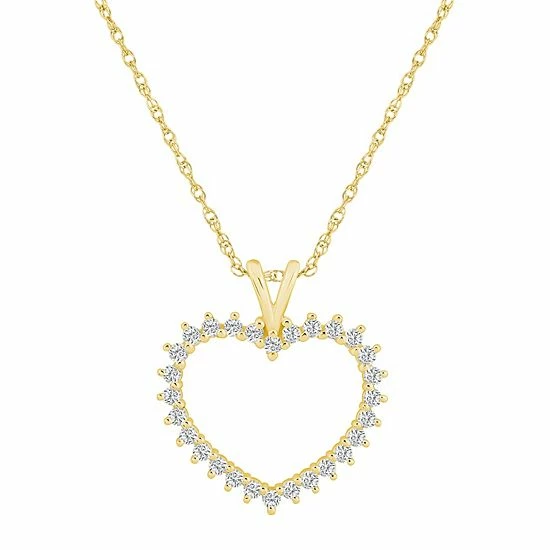 Deals โ Alyson Layne 10k Gold 1/2 Carat T.W. Diamond Heart Pendant Necklace ๐ 7 Deals โ Alyson Layne 10k Gold 1/2 Carat T.W. Diamond Heart Pendant Necklace ๐ - Image 5