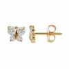 Wholesale 🧨 PRIMROSE Charming Girl 14k Gold Butterfly Stud Earrings - Kids 😉 -Valentine's Day Jewelry shop unnamed file 1774