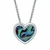 Buy 🛒 Aleure Precioso Silver Plated Abalone Heart Pendant Necklace 🔥 -Valentine's Day Jewelry shop unnamed file 1786